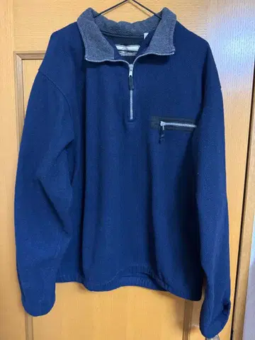 M.E. SPORT 하프 지퍼 풀오버 L 네이비 아웃도어