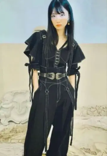 rurumu: corset wide pants