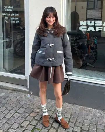 bibiy. CHARLENE SAILOR JACKET GRY