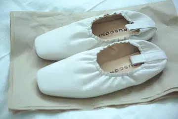 fabio rusconi 가죽 플랫슈즈 37 새상품급