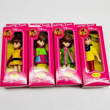 [ 미개봉 ] 60's Licca 60년대 리카짱 키링 4종 세트