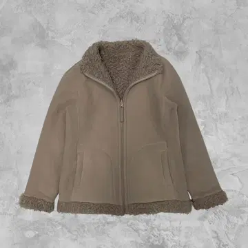 00's vintage UNIQLO 보아 플리스 지퍼 자켓 방한