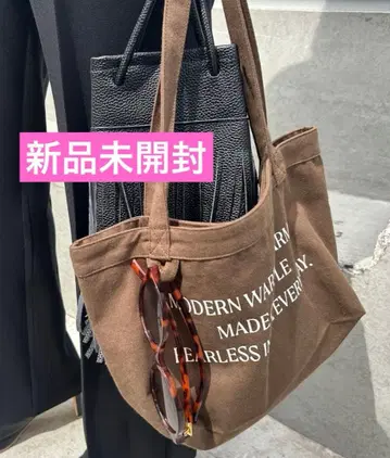 shenery 시즌 로고백 브라운