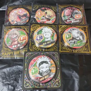 바쿠고 카츠키 벌스데이 캔뱃지 전종 세트