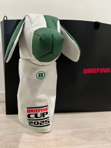 BRIEFING CUP 2025 드라이버용 개 모양 골프헤드커버
