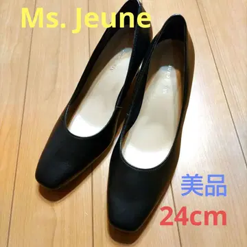 Ms. Jeune 미즈 지뉴느 블랙 하이힐 24cm