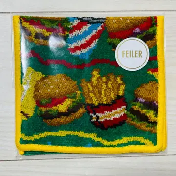 [ 새상품 ] 페이 버거샵 손수건 파우치 WEB 한정판 그린