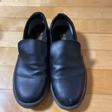 인조 가죽 슬립온 블랙