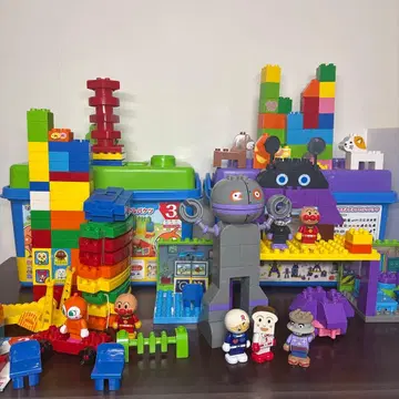 블록 라보 호빵맨 블록 세트 다다단 SL맨