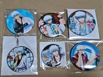 은혼 사카타 긴토키 캔뱃지 등 6장 세트