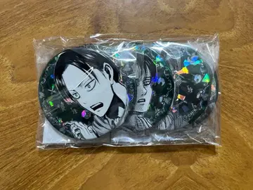 진격의 거인 리바이 홀로그램 빅 캔뱃지 (5개 세트) 아니크