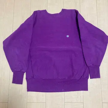 Champion 보라색 리버스 위브 reverse weave