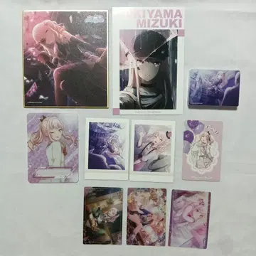 프로세카 아키야마 미즈키 색지 노블 아트 카드 케이스 파샤코레 등