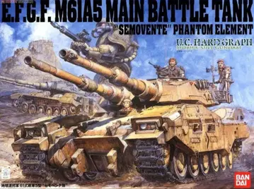 절판 미개봉 1/35 지구 연방군 61식 탱크 5형 세모벤테대