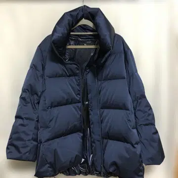 유니클로 +J 다운 볼륨 자켓 (네이비, 사이즈 L)