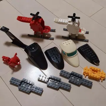 LEGO 부품 세트 헬리콥터 바이크 기타