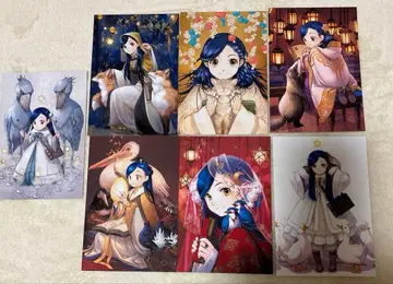 책벌레의 하극상 크리스마스 카드 7장 세트 시이나 유