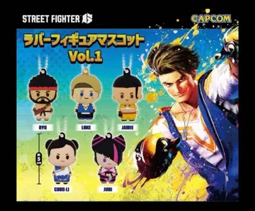 스트리트 파이터 6 러버 피규어 마스코트 캡콤
