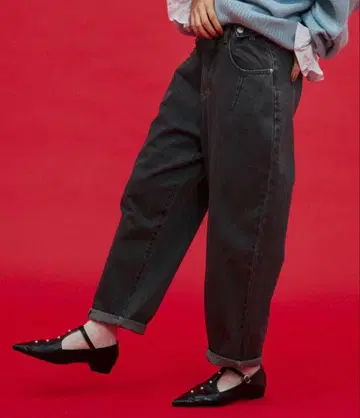 루즈 데님 팬츠