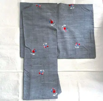 [ 그레이 x 핑크 ] 작은 꽃 무늬의