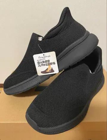 미사용품 Forsense 포스센스 블랙 슬립온 신발 24.5