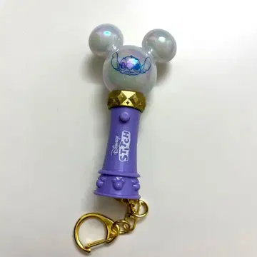 디즈니 스토어 응원봉 키체인 스티치