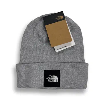 THE NORTH FACE 그레이 니트 모자