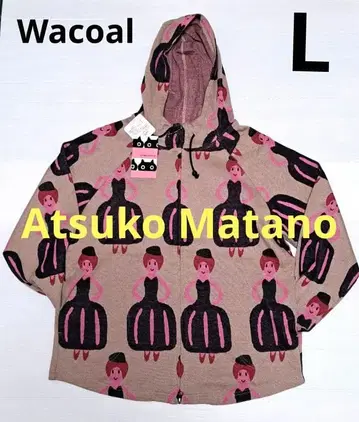 와코루 마타노 아츠코 맨투맨 후드티 룸웨어 긴팔 L 사이즈