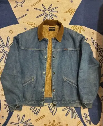 80s USA제 Wrangler 보아 자켓 데님 자켓