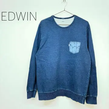 에드윈 데님 컬러 상의 L 사이즈