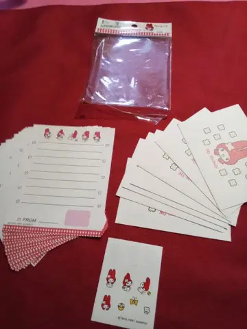 [ 초레어! 헤이세이 레트로 ] 마이멜로디 미니 레터 세트