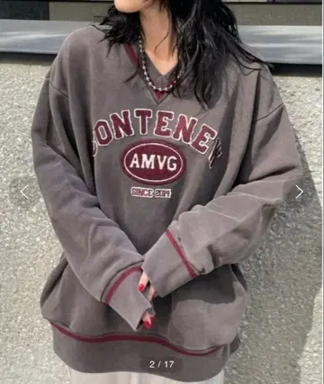 Ameri CONCEPT LOGO EMBROIDERY SWEAT TOP