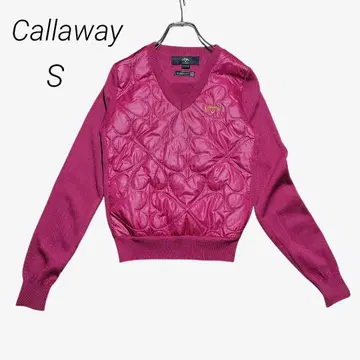캘러웨이 여성용 니트 스니드 재킷 하트 자수
