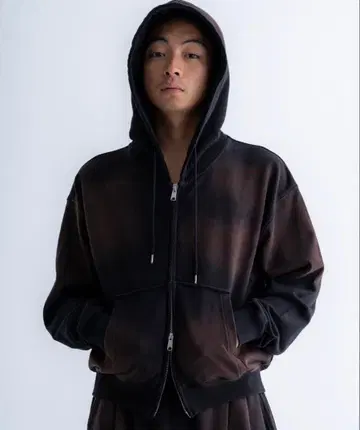 SINSS Heavy weight double zip hoodie