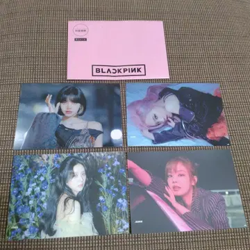 BLACKPINK 팬클럽 한정판 크리스마스 카드 4장 세트