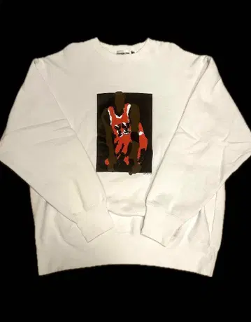 코튼빵 마이클 조던 맨투맨 화이트