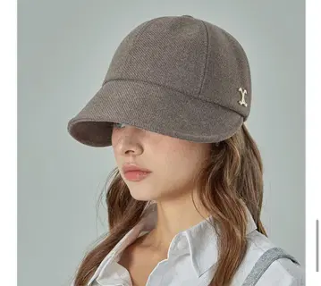 VARZAR 커브드 보닛 햇 카푸치노 새상품