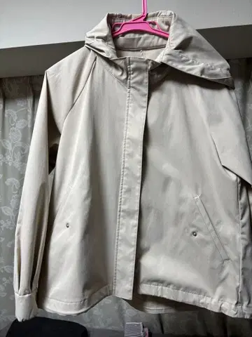 쿠 드 샹스 아이보리 후드 부착 마운틴 파카 XS