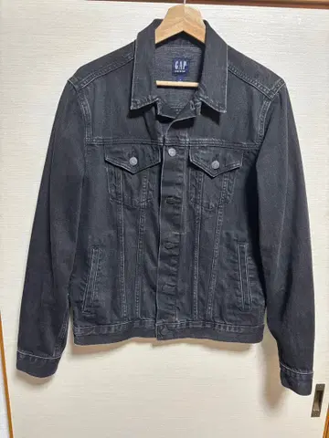 GAP 블랙 데님 자켓 짧은 기장