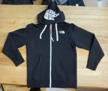 THE NORTH FACE 풀 집업 후드티 블랙