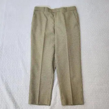 [ 정가 23만 엔 ] 빅 사이즈 23구 슬랙스 팬츠 글렌체크