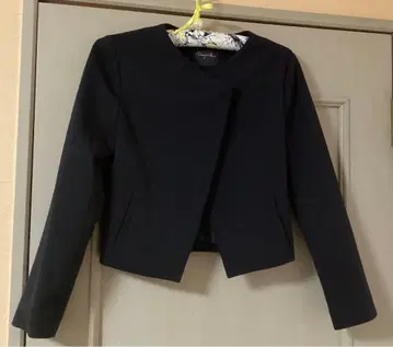 대니앤앤 Danny&Anne 노카라 자켓 블랙 S 새상품급