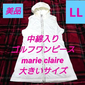 marie claire 여성용 골프 아우터 LL 충전솜 속기모