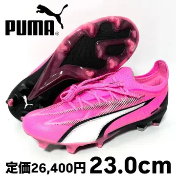 새상품 푸마 W 울트라 얼티밋 FG/AG 포이즌 핑크 23.0