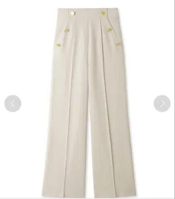 스나이델 SNIDEL 핀턱 마린 팬츠 아이보리 0