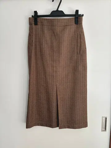 [ MACPHEE ] 하운드투스 체크 패턴 타이트 스커트