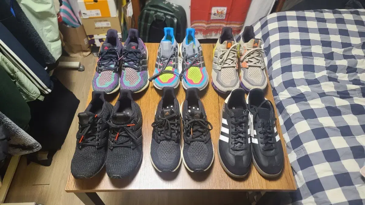 Adidas sneakers, running shoes, 6 pairs, bulk sale