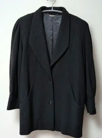 다나 파리 블랙 울 100% 코트 자켓 사이즈 M