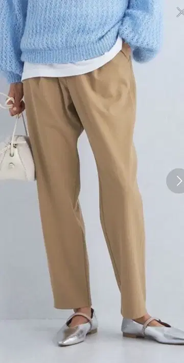 그린 라벨 릴랙싱 올마이 속기모 테이퍼드 팬츠