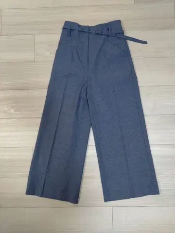 PLST 린넨 블렌드 와이드 크롭 팬츠 12-8206006 사이즈 S